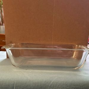 Vintage Fire King Glass Loaf Pan